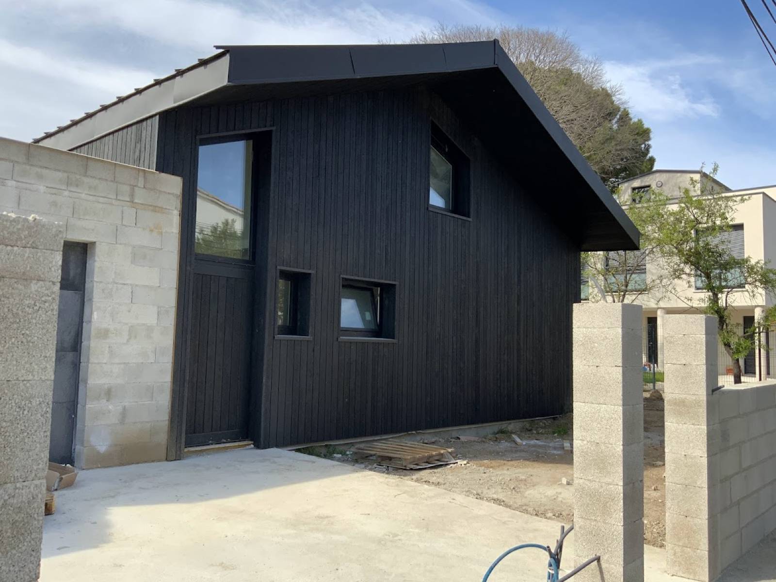Maison individuelle a ossature bois en herault