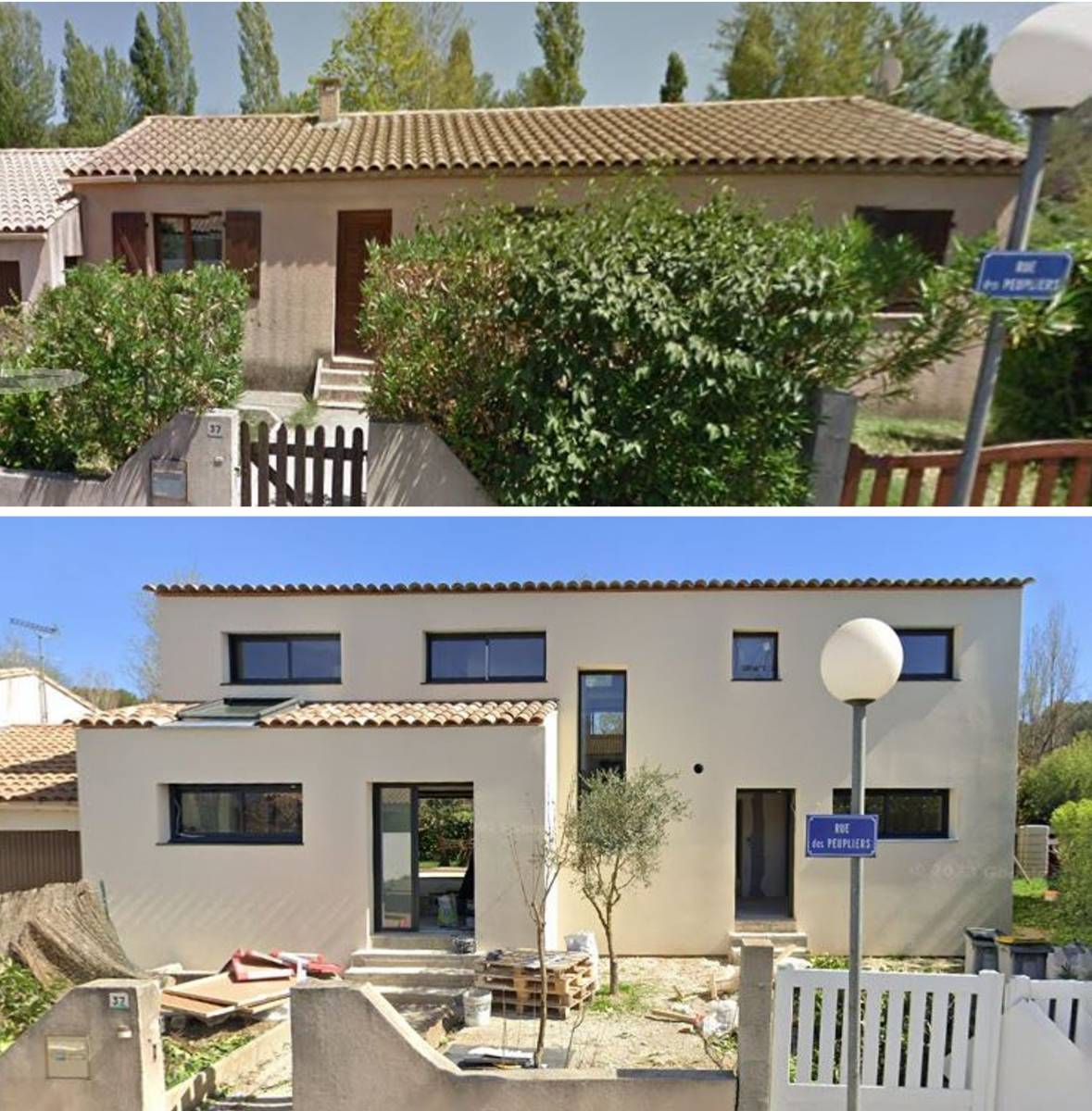 Fabrication et pose d'une surélévation en ossature bois dans la région occitanie