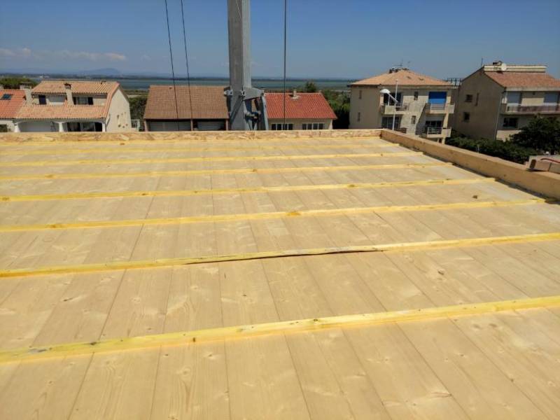 Devis pour une surélévation de maison en bois à carnon, commune proche de Montpellier