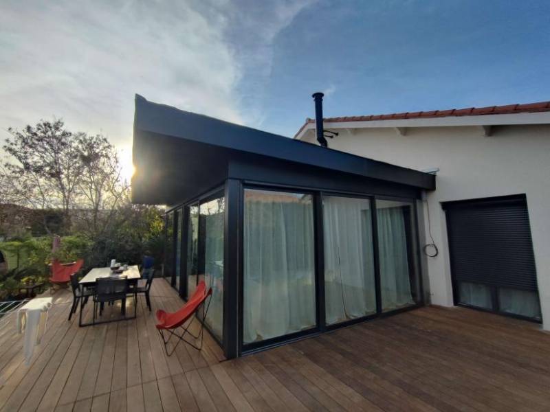 extension en ossature bois proche de Montpellier