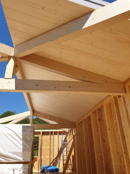 Une maison en ossature bois à Montpellier dans le 34, maison saine et écologique