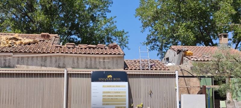 Surélévation de maison individuelle à Clapiers, proche de Montpellier (34)