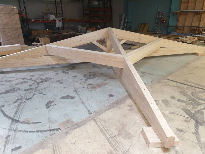 Une charpente en 4 pans pour un particulier à Vendargues