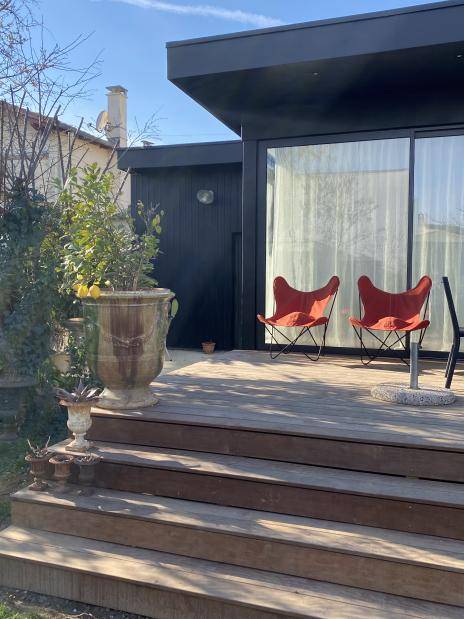 photo finale de construction en ossature bois à Montpellier dans le languedoc roussilon