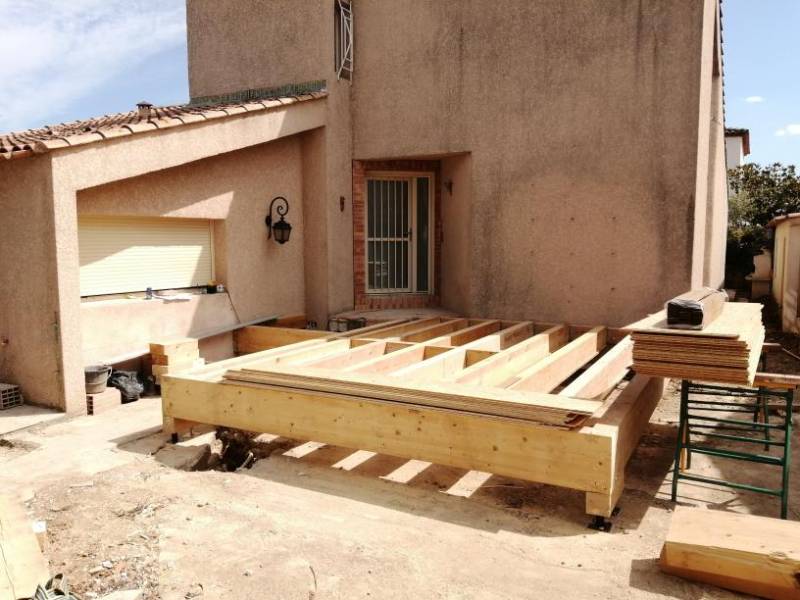 Devis pour fabrication d'une extension en ossature bois sur Montpellier Herault (34) Occitanie par des spécialiste de la construction en ossature bois