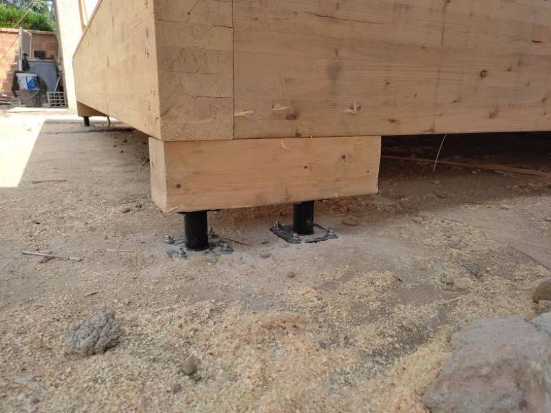 Fabrication et pose d'une extension surélévation en ossature bois par des professionnel de la construction en ossature bois