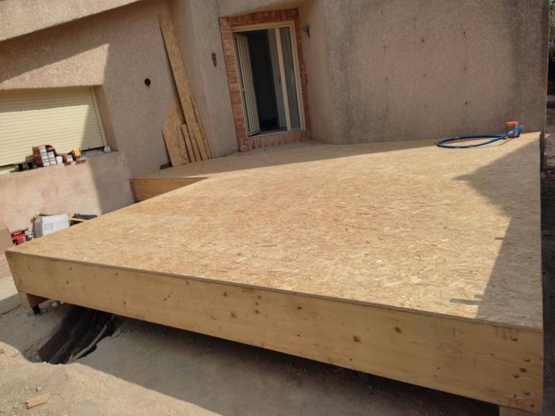 Devis pour la fabrication, construction d'une extension en ossature bois par des professionnels charpentier, spécialiste de la construction en ossature bois sur Montpellier et ses alentours