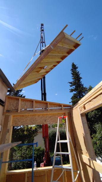 Maison en bois dans l'Hérault
