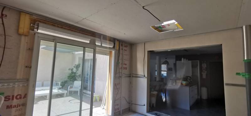 Exemple de finition d'une extension bois à Balaruc-le-Vieux