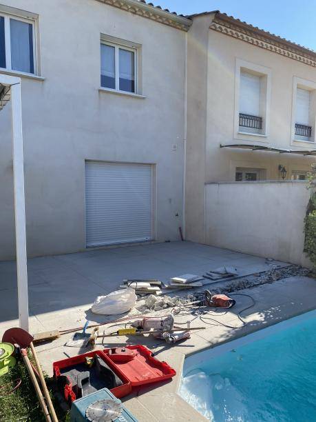 Construction d'un agrandissement de maison en ossature bois proche de Montpellier dans l'Hérault