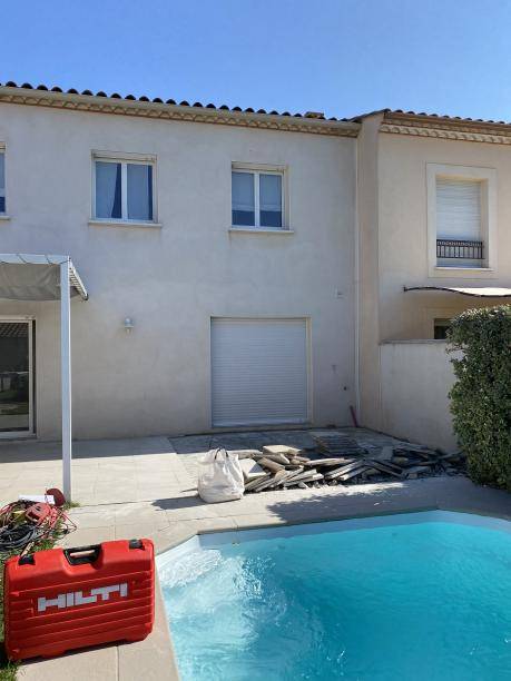 Fabrication d'un agrandissement de maison en bois par une entreprise spécialiste des maison en ossature bois dans l'Hérault et le Gard