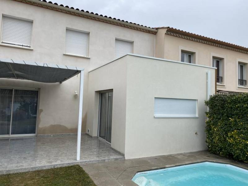 Extension en ossature bois proche de Montpellier (saint genies des mourgues) pour un particulier