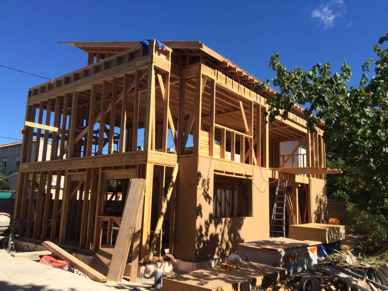 Réalisation et construction d'une  villa à ossaturre bois Bioclimatique à Montpellier